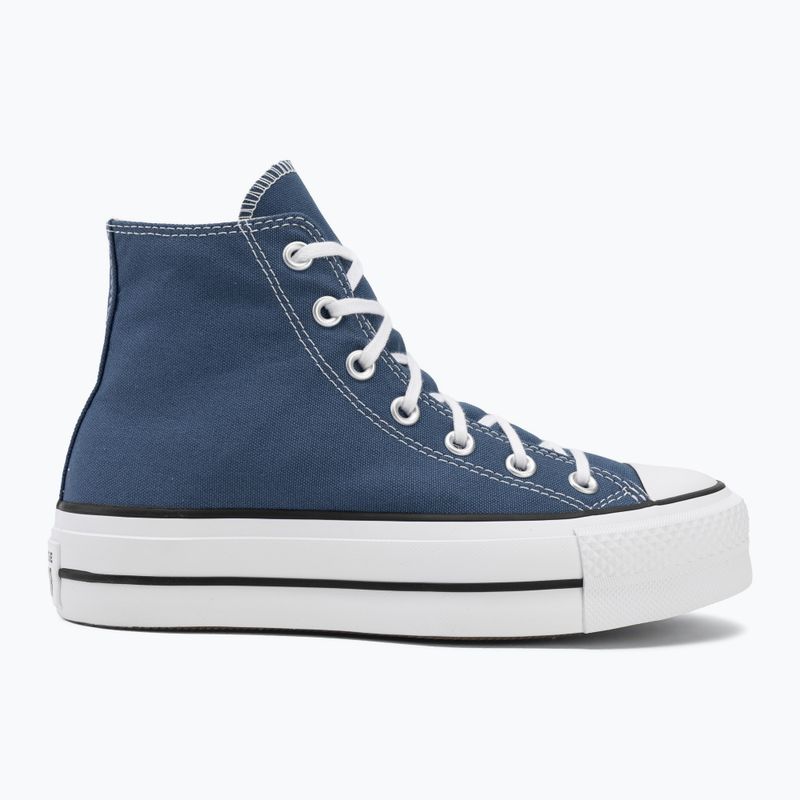 Women's trainers Converse Chuck Taylor All Star Lift Hi slacker blue/whie/black 2