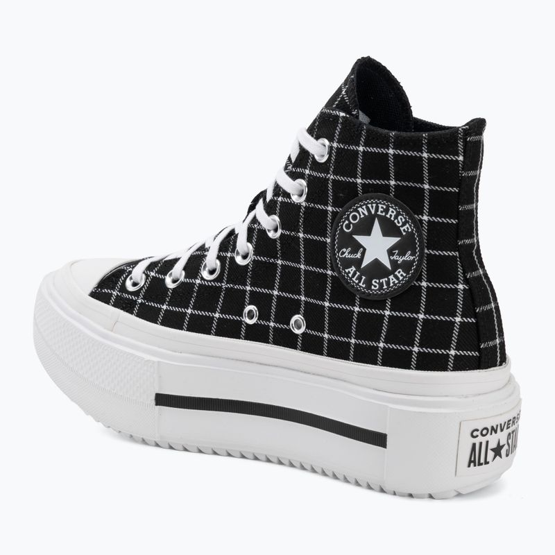 Women's trainers Converse Chuck Taylor All Star Lift Double Stack Hi black/white 3