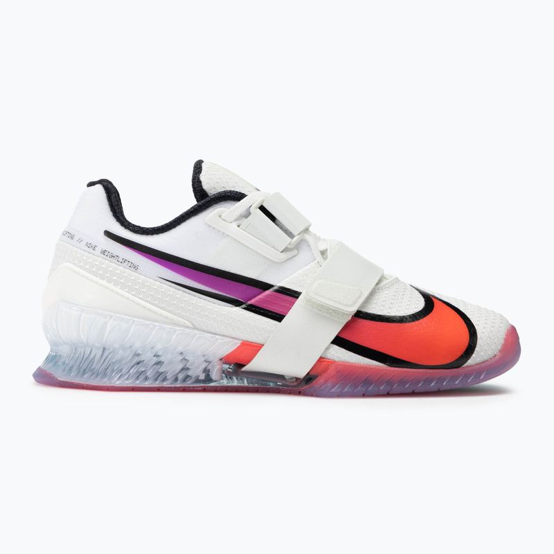 Nike Romaleos 4 Limited Edition weightlifting shoes pale ivory/bright crimson/hyper purple 2