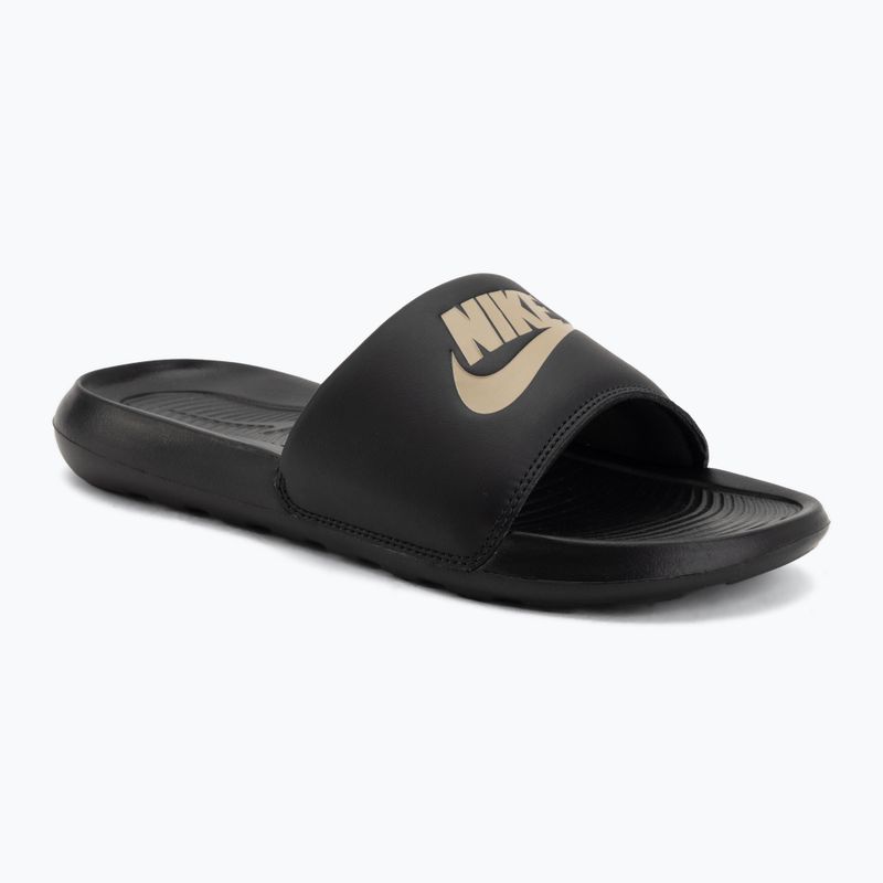 Men's slides Nike Victori One Slide black/metalic gold