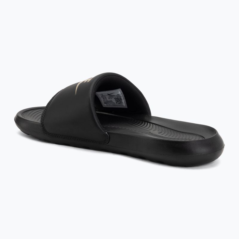 Men's slides Nike Victori One Slide black/metalic gold 3