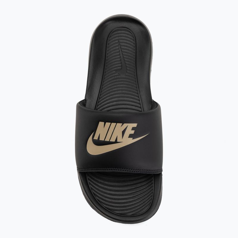 Men's slides Nike Victori One Slide black/metalic gold 5
