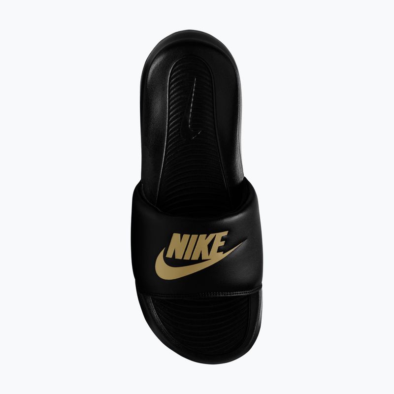 Men's slides Nike Victori One Slide black/metalic gold 4