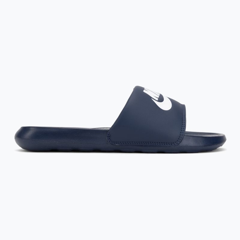 Men's slides Nike Victori One Slide midnight navy/midnight navy/white 2