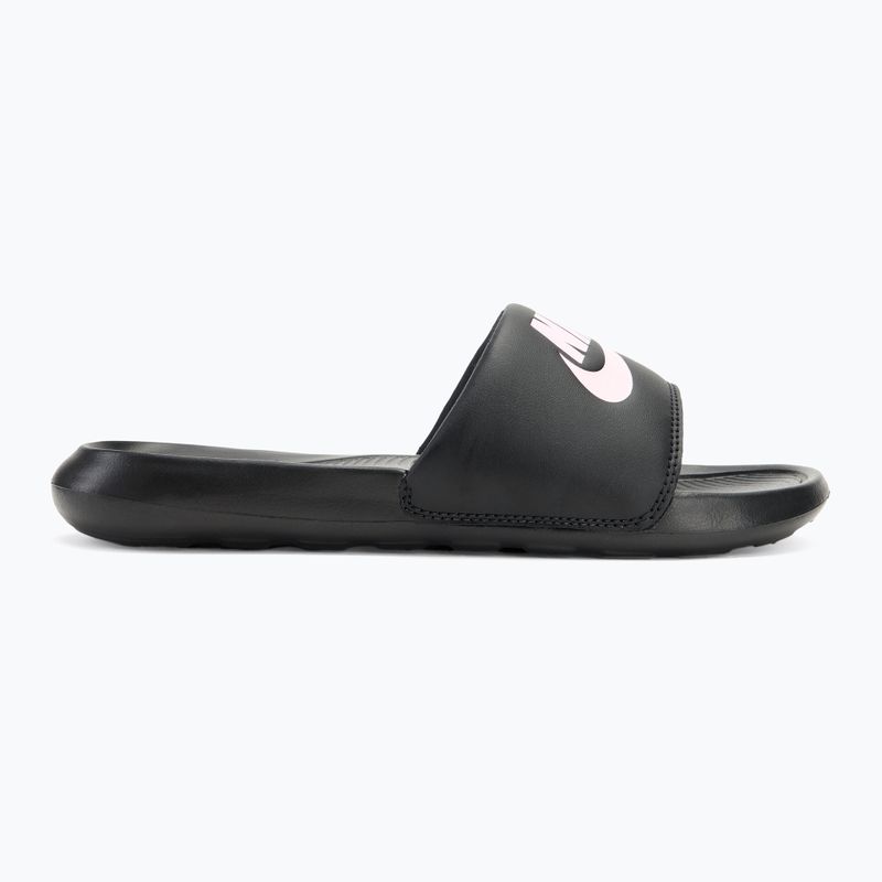 Nike Victori One Slide black/black/violet women's flip-flops 2