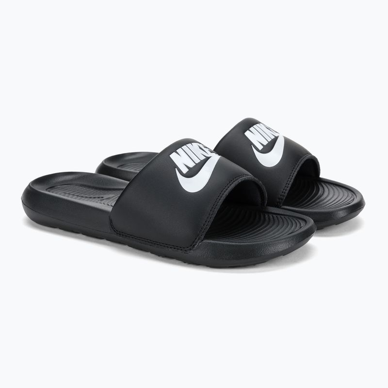 Women's slides Nike Victori One Slide black/black/white 5