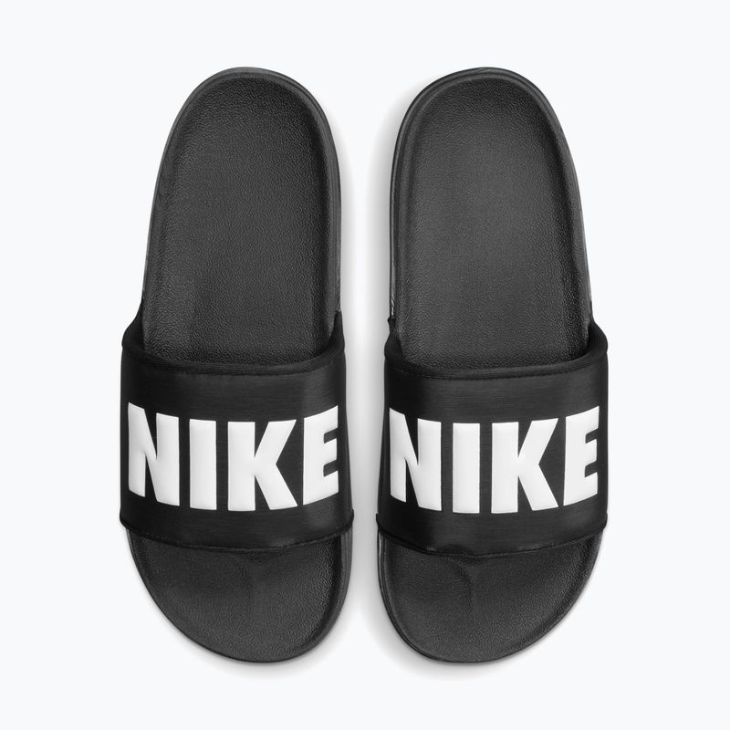 Men's flip-flops Nike Offcourt black/black/white 4