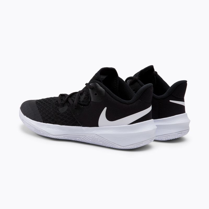 Nike Zoom Hyperspeed Court volleyball shoes black/white 3