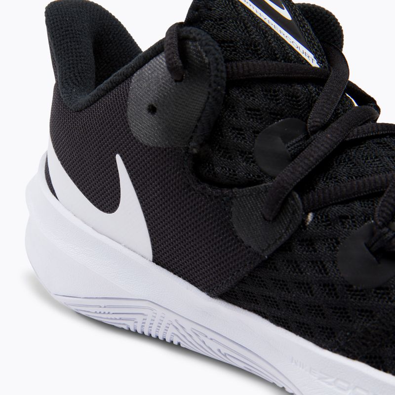 Nike Zoom Hyperspeed Court volleyball shoes black/white 7