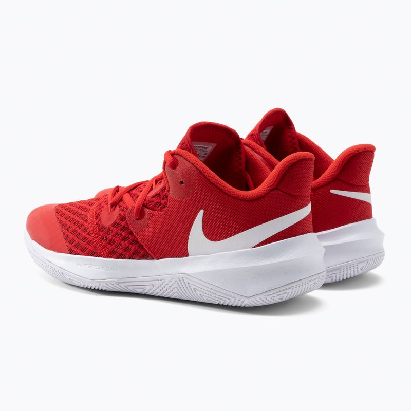Nike Zoom Hyperspeed Court volleyball shoes red/white 3