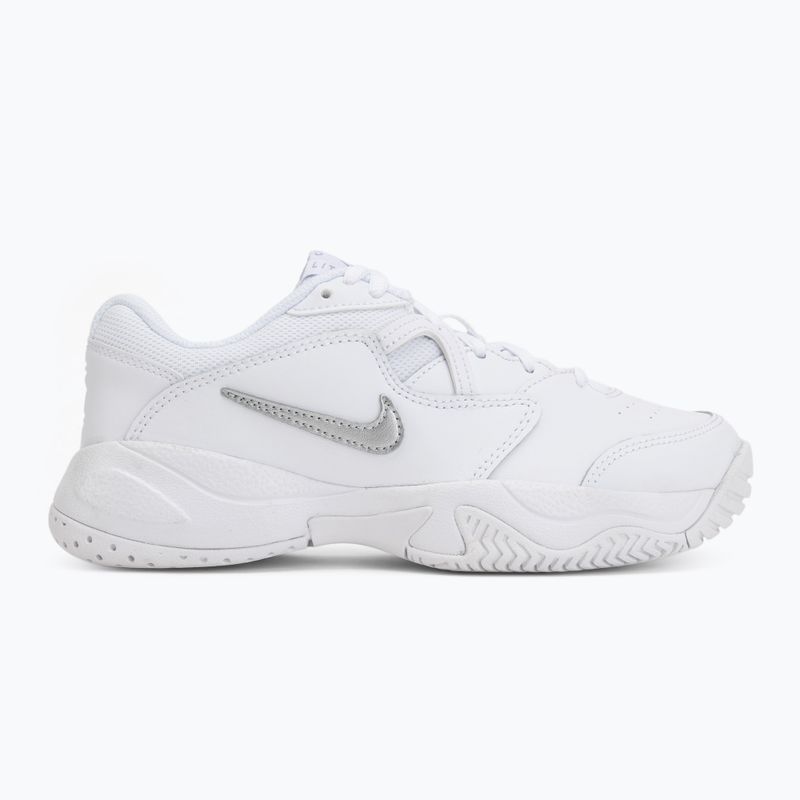Children's tennis shoes Nike Court Lite 2 Jr white/metallic silver 2