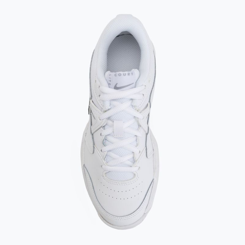 Children's tennis shoes Nike Court Lite 2 Jr white/metallic silver 5