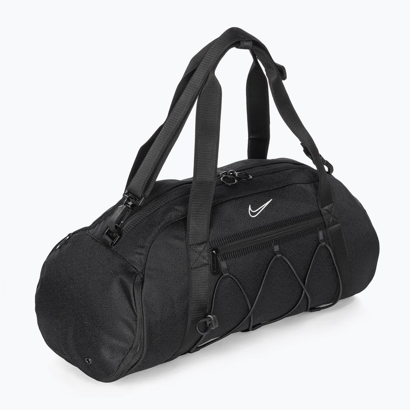 Nike One Club 24 l black/black/white training bag 2