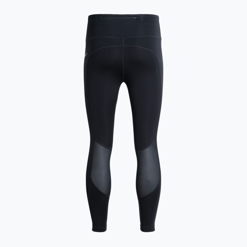 Women's running leggings Nike Fast Mid-Rise Crop black 2