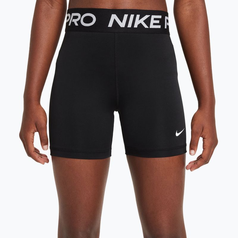 Children's shorts Nike Pro black/white 4