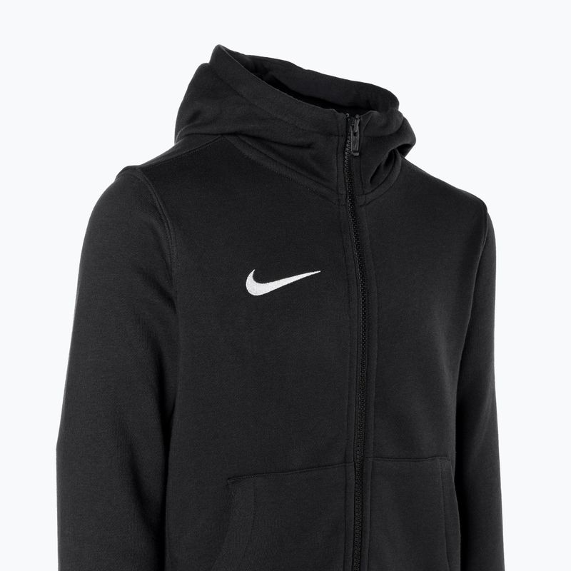 Children's Nike Park 20 Full Zip Hoodie black/white 3