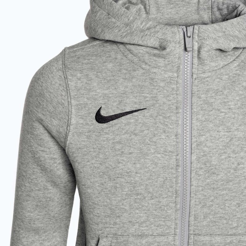 Children's Nike Park 20 Full Zip Hoodie dk grey heather/black 3