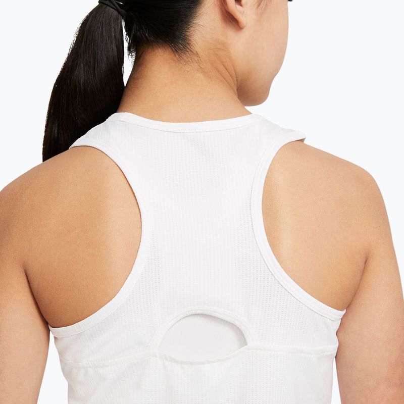 Kids tennis t-shirt Nike Victory white/white/black 5