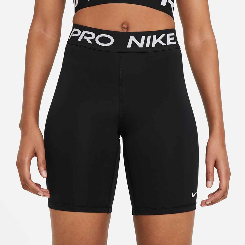 Women's training shorts Nike Pro 365 8" black/white 3