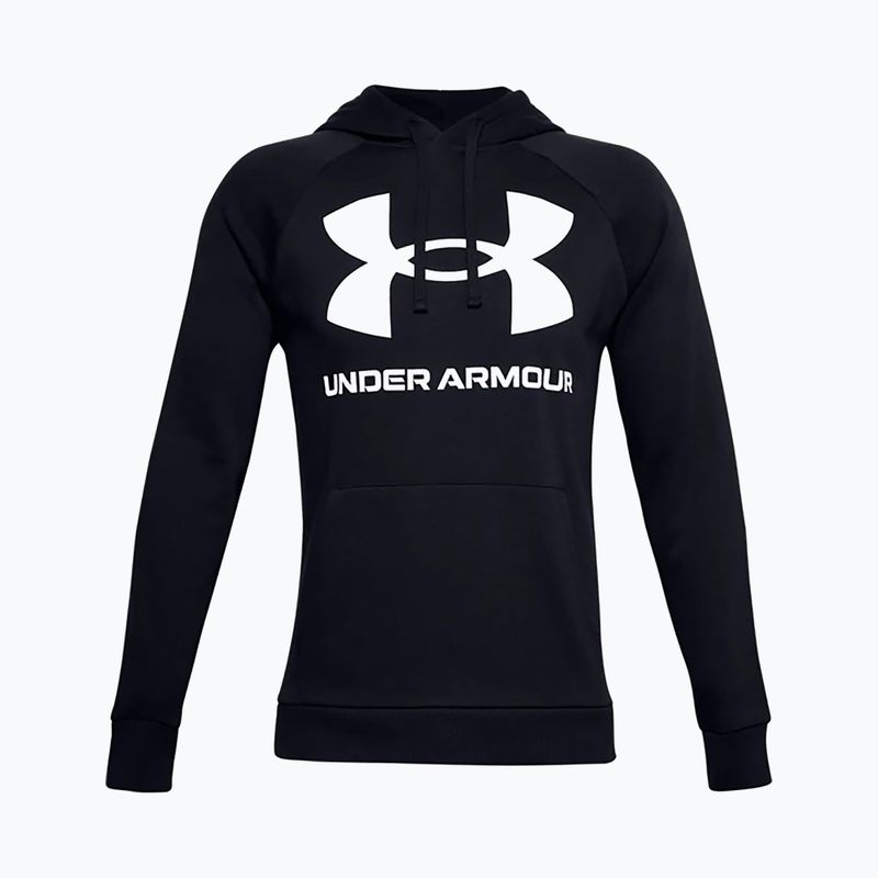 Men's Under Armour Rival Fleece Big Logo Hd hoodie black 1357093 5