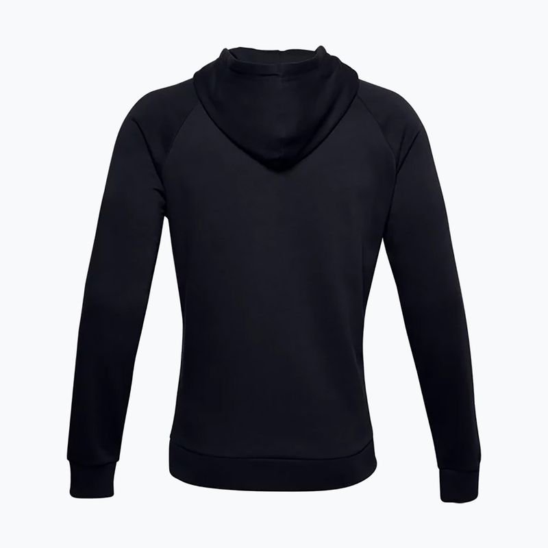 Men's Under Armour Rival Fleece Big Logo Hd hoodie black 1357093 6