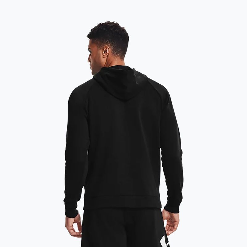 Men's Under Armour Rival Fleece Big Logo Hd hoodie black 1357093 3