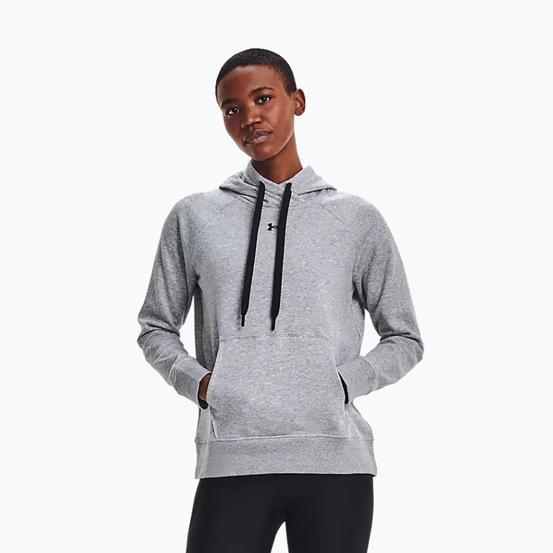 Women's Under Armour Rival Fleece Hb Hoodie grey 1356317 3