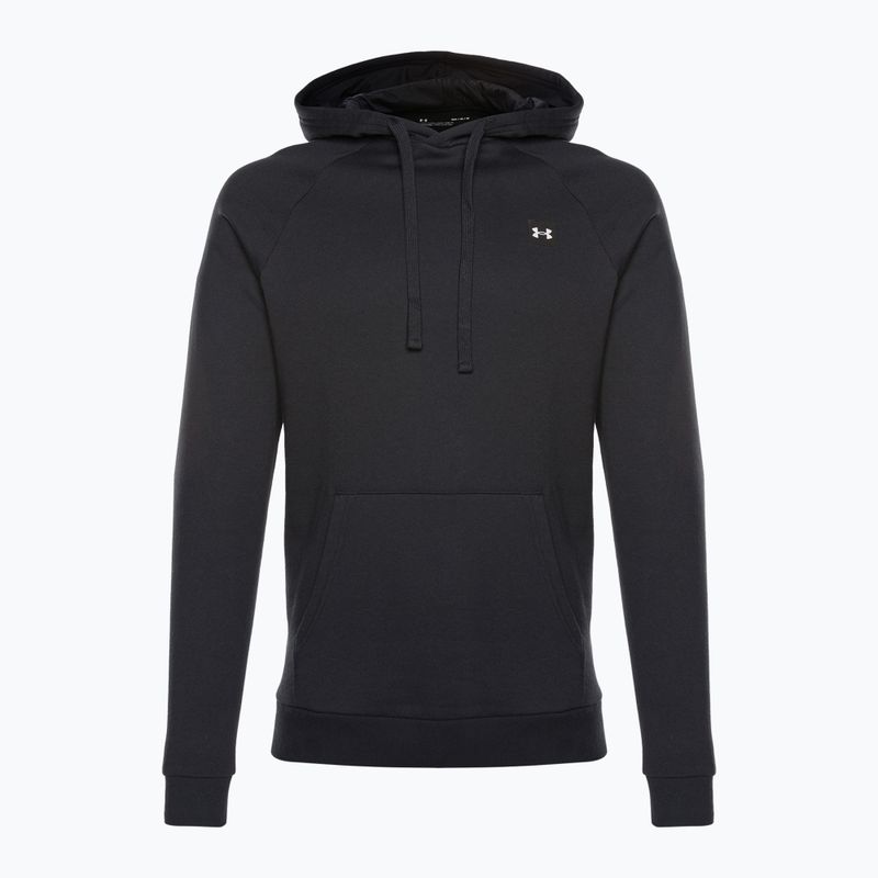 Men's Under Armour Rival Hoodie black/onyx white 5