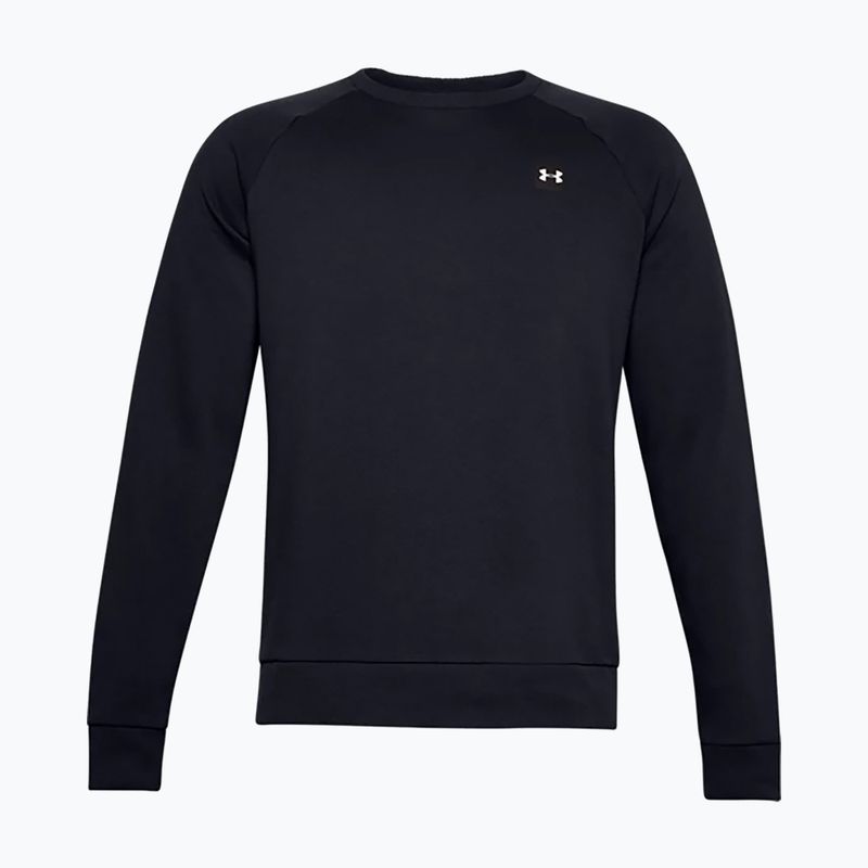 Under Armour men's training sweatshirt Rival Fleece Crew black 1357096 4