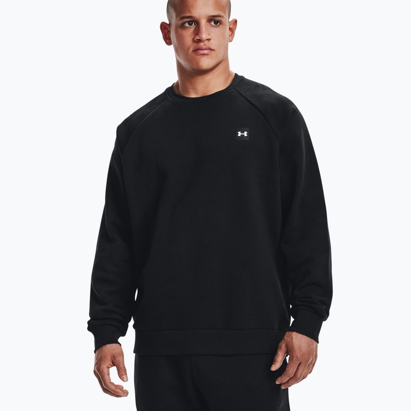 Under Armour men's training sweatshirt Rival Fleece Crew black 1357096