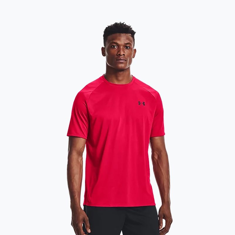 Under Armour men's training t-shirt UA Tech 2.0 SS Tee Novelty red 1345317