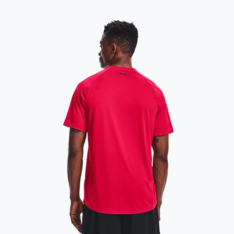 Under Armour men's training t-shirt UA Tech 2.0 SS Tee Novelty red 1345317 3