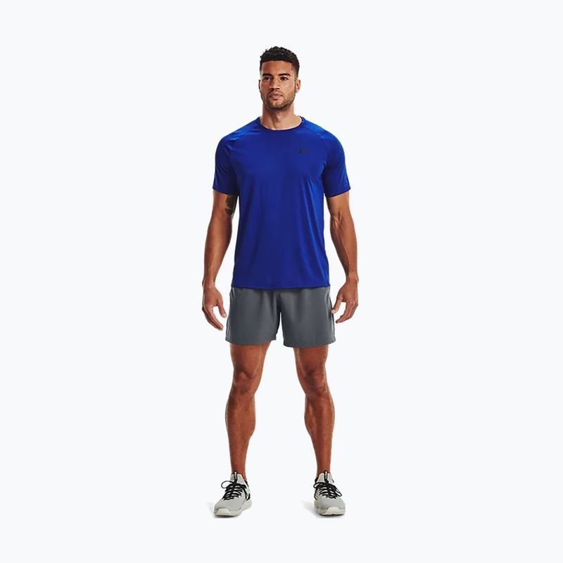 Under Armour men's training t-shirt UA Tech 2.0 SS Tee Novelty blue 1345317 2