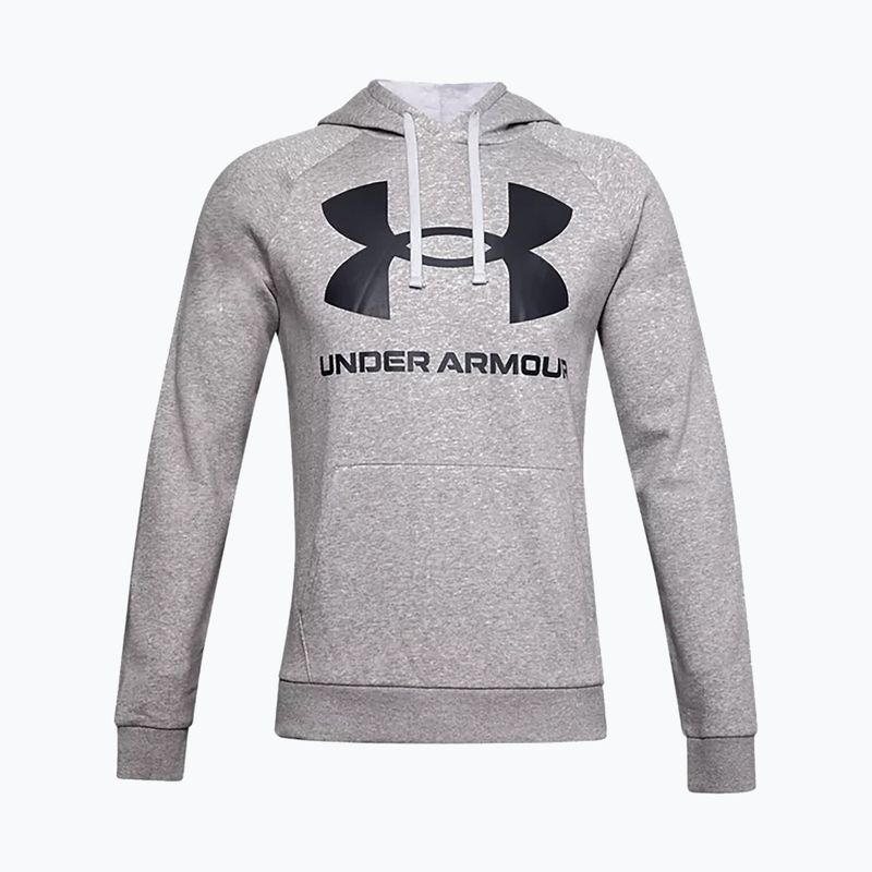 Under Armour men's hoodie Rival Fleece Big Logo Hd grey 1357093 5