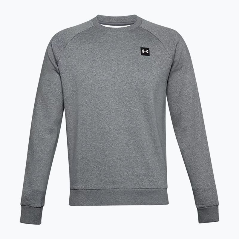 Under Armour men's training sweatshirt Rival Fleece Crew grey 1357096 4