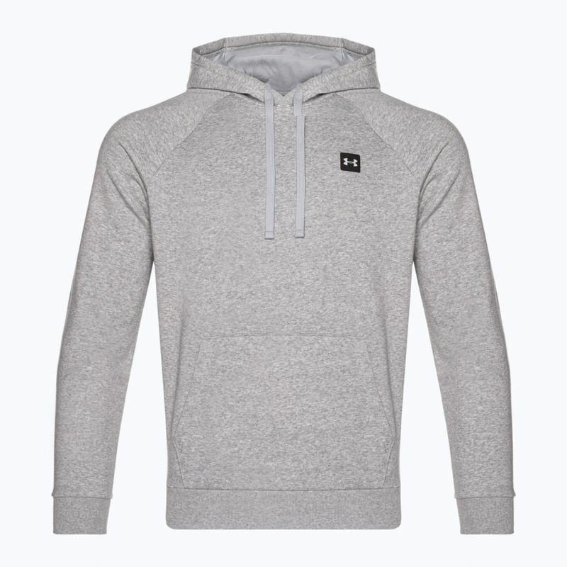 Men's Under Armour Rival Hoodie mod gray light heather/black 8