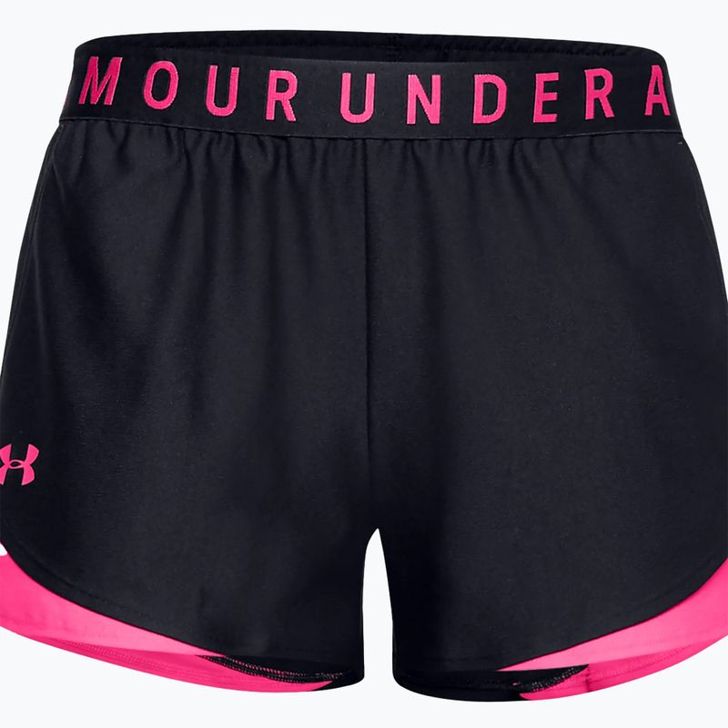 Under Armour Play Up 3.0 women's training shorts black/pink 1344552 3