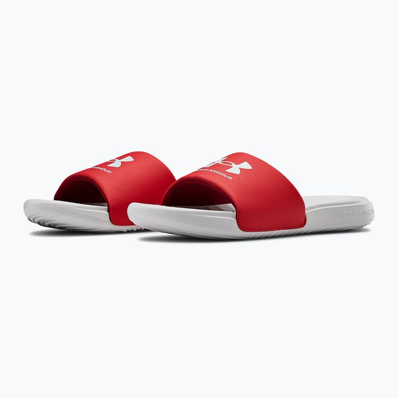 Under Armour Ansa Fix SL men's flip-flops halo gray/red/halo gray 11