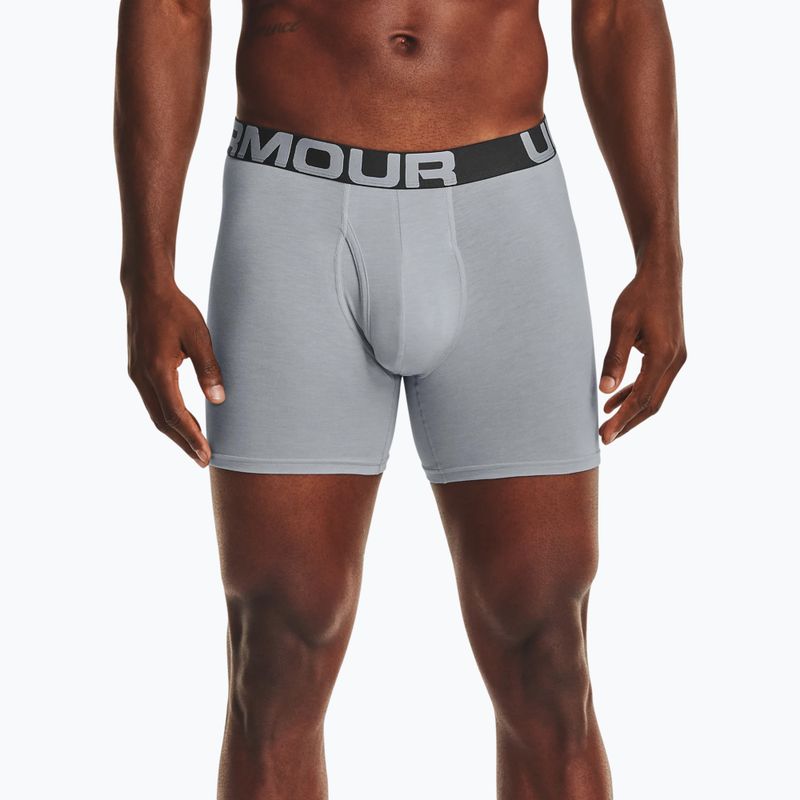 Under Armour men's Charged Cotton 6 in 3 Pack boxer shorts UAR-1363617011 8