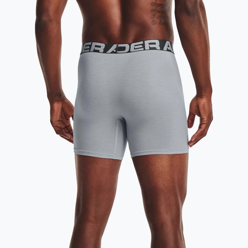 Under Armour men's Charged Cotton 6 in 3 Pack boxer shorts UAR-1363617011 9