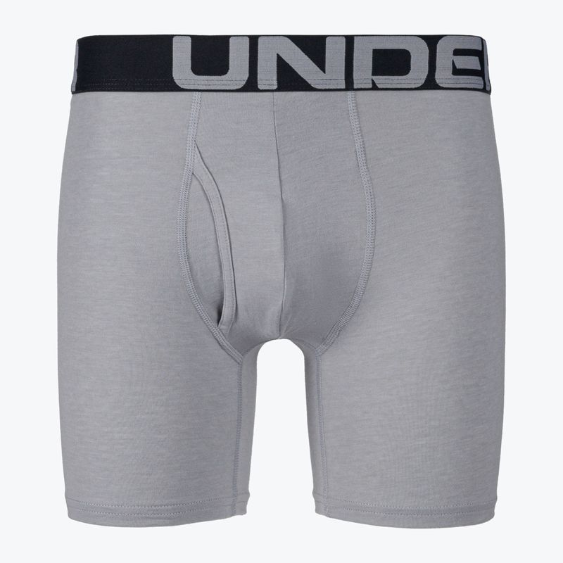 Under Armour men's Charged Cotton 6 in 3 Pack boxer shorts UAR-1363617011 2