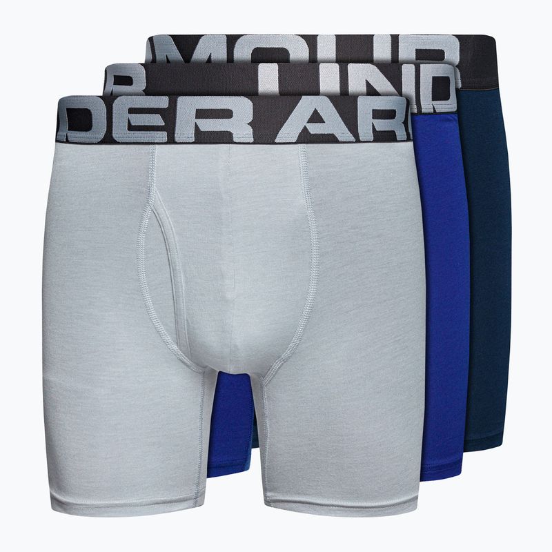 Under Armour Charged Cotton 6 men's boxer shorts 3 pcs blue 1363617
