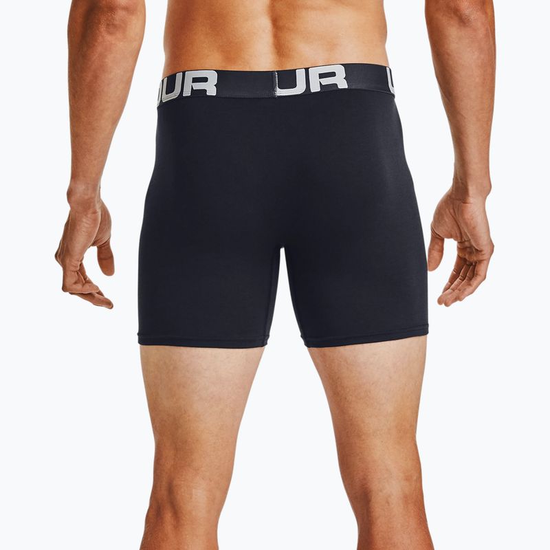 Under Armour men's Charged Cotton 6 in 3 Pack boxer shorts black UAR-1363617001 5