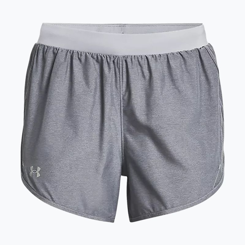 Under Armour Fly By 2.0 grey women's running shorts 1350196 3