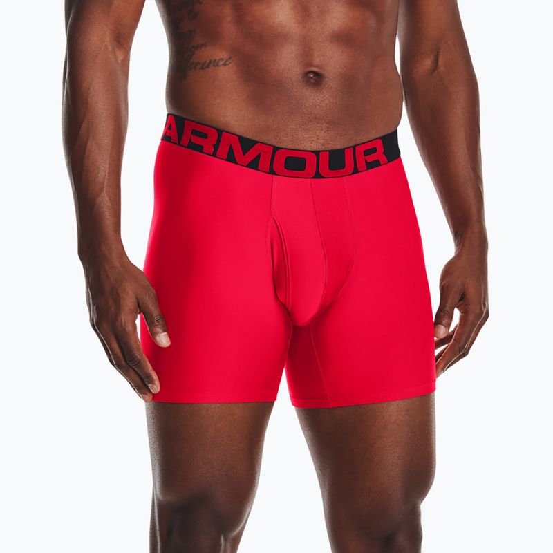 Under Armour men's boxer shorts Ua Tech 6In 2-Pack red 1363619-600 8