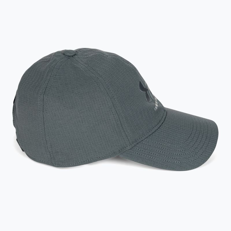 Men's Under Armour Isochill Armourvent Adj pitch gray/black baseball cap 2