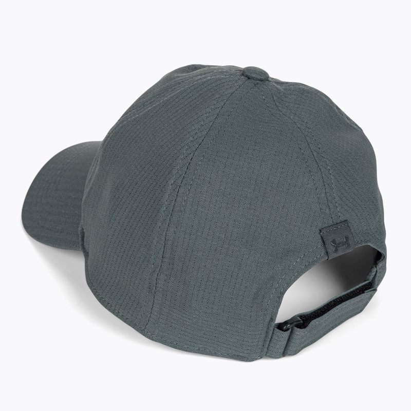 Men's Under Armour Isochill Armourvent Adj pitch gray/black baseball cap 3