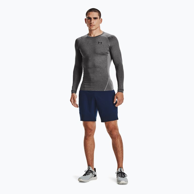 Men's Under Armour HG Armour Comp grey training longsleeve 1361524-090 2