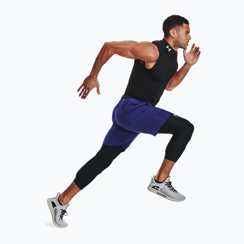 Under Armour men's leggings HG Armour 3/4 black/white 4