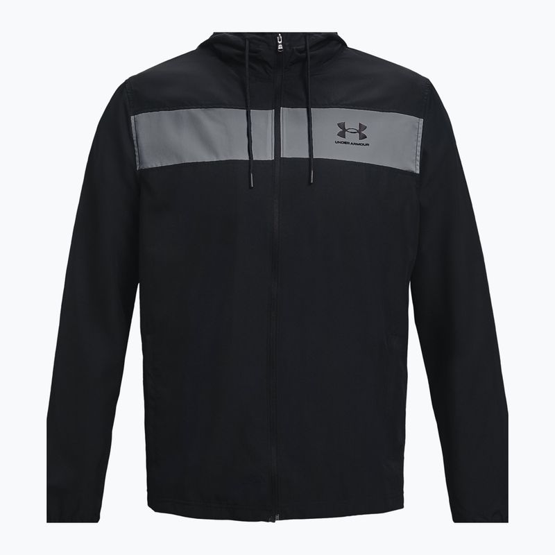 Under Armour Sportstyle Windbreaker men's training jacket black 1361621 4